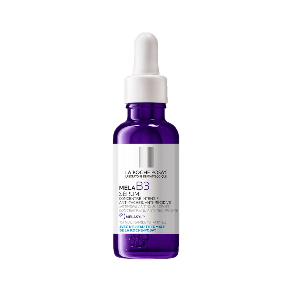 La Roche-Posay Mela B3 Anti-Dark Spot Serum purple dropper bottle