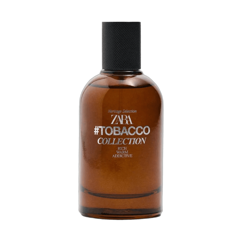 Amber Zara Tobacco Collection Rich Warm Addictive Eau de Toilette bottle