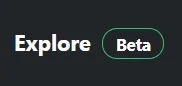 Beta badge